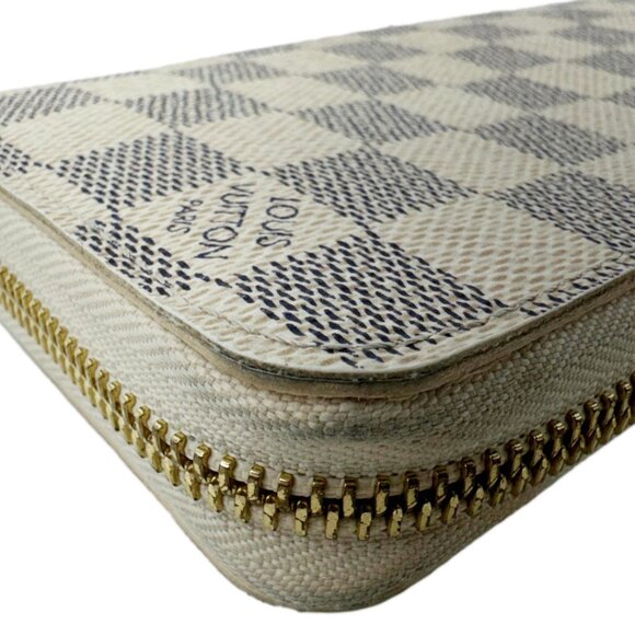 Louis Vuitton  Damier Azur Zippy Wallet White - Picture 6 of 14